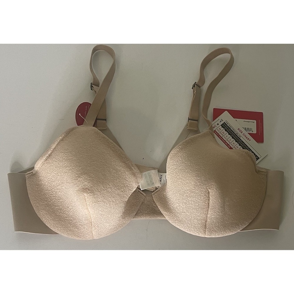 NWT Spanx Sheerflex Fit to You Bra M 34-36 A-C Champagne Beige 3D Spacer Fabric⁠